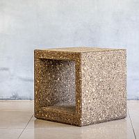 Contemporary side table OUTLINE: 534BCcorkrectangularfor hotel