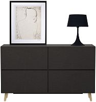 Contemporary sideboard LUGANOlacquered MDF