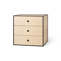 Contemporary chest of drawers FRAMEoakashMDF