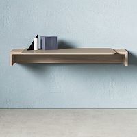 Wall-mounted desk UPcontemporarymelaminestraight