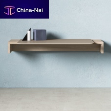 Wall-mounted desk UPcontemporarymelaminestraight