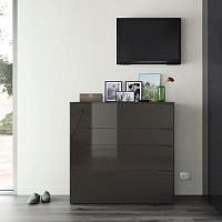 Contemporary chest of drawers S2 woodenMDFmodular