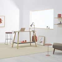 Workstation desk ENSEMBLEfree-standingcontemporarywood