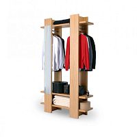 Contemporary walk-in wardrobe ALEXoak
