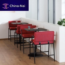 Contemporary table CASUAL MEDIUMoakwalnutpowder-coated steel