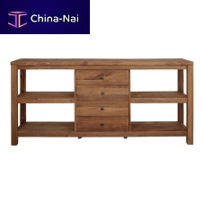 Contemporary sideboard BERLIOTsolid woodpinewith shelf