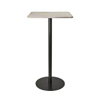 Contemporary high bar table 1199 Series woodenrecycled plasticmetal base