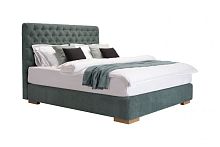 Double bed SCARLETT CONTINENTALcontemporaryupholsteredwith tufted headboard