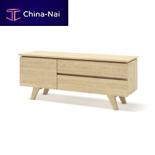 Contemporary sideboard Emil Miniwalnutwhite oakwith drawers