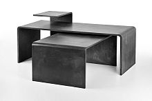 Contemporary coffee table TRIO SETconcreterectangularhome