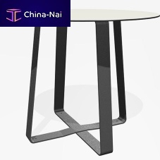 Minimalist design table HOT DOTpowder-coated steelgalvanised steelHPL