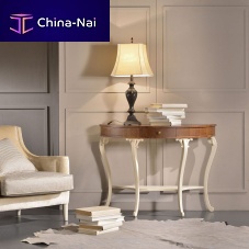Traditional sideboard table AMBROSIA woodenhalf moonwith drawer