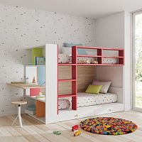 Bunk bed TURN 2singlecontemporarychild's