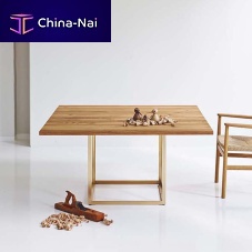 Contemporary dining table JEWELoakwalnutsolid wood