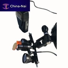 Dental headlight KITLF4LEDfor binocular loupeswith portable light source
