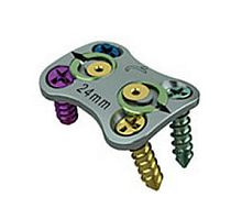 Cervical arthrodesis plate C-PLATE®lockingmetallic1 level