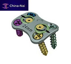 Cervical arthrodesis plate C-PLATE®lockingmetallic1 level
