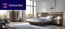 Double bed Cosmo by EOS. 001 � ICONcontemporarywith headboardwith integrated bedside table
