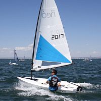 Single-handed sailing dinghy NEOchildren'srecreationalcatboat