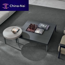 Contemporary coffee table Atollowoodenmetal baserectangular