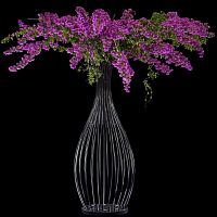 Original design pedestal BOTTLE PALM ARTmetalgardenwith integrated light