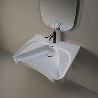 Wall-hung washbasin APD70ceramicfor handicapped1-hole
