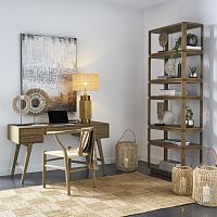 Free-standing desk MELINAScandinavian designoakstraight