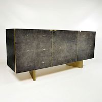 Contemporary sideboard CB CELESTE LV/STbrushed brasslavashagreen