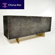 Contemporary sideboard CB CELESTE LV/STbrushed brasslavashagreen
