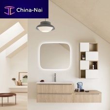 Wall-mounted bathroom mirror SHAPEcontemporaryrectangularLED-illuminated