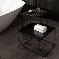 Contemporary side table FM02 SERIESpowder-coated steelgalvanised steel basesquare
