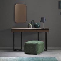 Contemporary sideboard table Profilewalnutlacquered MDFmetal base