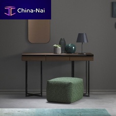 Contemporary sideboard table Profilewalnutlacquered MDFmetal base