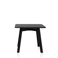 Contemporary table SU : SU LT BLACK BTwoodensquarein reclaimed material