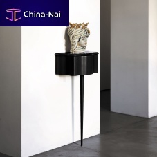 Classic sideboard table CARLINO CMpainted woodglasspainted wood base
