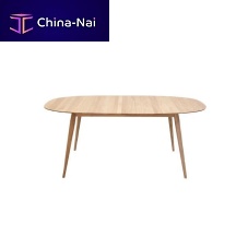 Scandinavian design dining table PLAYDINNER oaksolid woodwooden base
