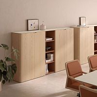 High sideboard BOSCOcontemporarywoodenwith shelf