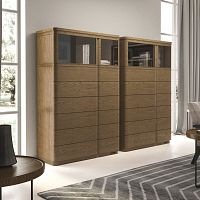 Contemporary chiffonier ZENoakashglass