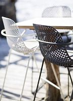 Stackable highchair Ramatuelle 73'commercialplasticmetal