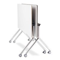 Contemporary table LABDA FLIPTOP Iwoodenmetal baserectangular