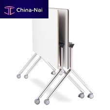 Contemporary table LABDA FLIPTOP Iwoodenmetal baserectangular