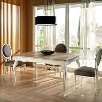 Traditional table R302cherrywoodlacquered wood baserectangular
