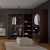 Modular wardrobe TODANAcornercontemporarywooden
