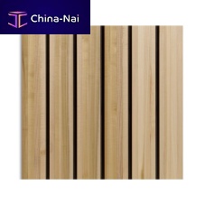 Acoustic wall panel SLATSfor partition wallMDFplywood