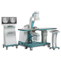 Extracorporeal lithotripter Novalith NT-10Mtrolley-mountedwith lithotripsy tablewith C-arm
