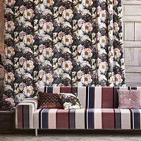 Upholstery fabric HERBARIAfor curtainfloral patterncotton