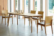 Contemporary table DWELLERoakrectangular