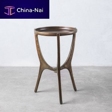 Contemporary side table HUDSONsteelroundhome