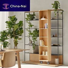 Free-standing bookcase LITERATURA OPENcontemporaryfor officefor hotel