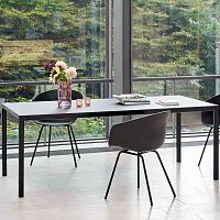 Contemporary table T12 steelsteel baserectangular